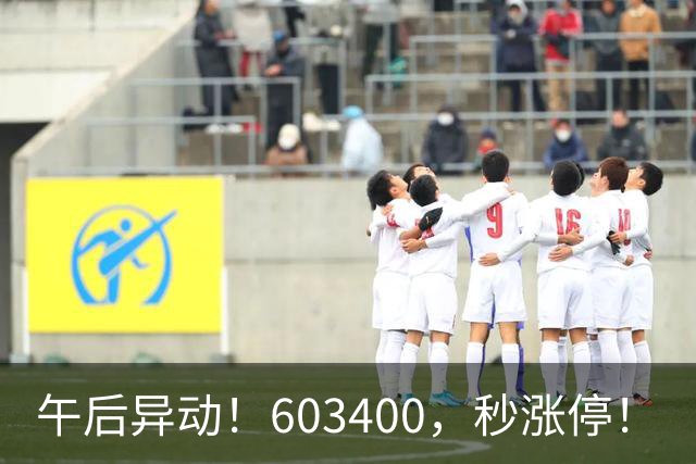 午后异动！603400，秒涨停！