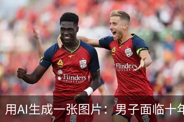 用AI生成一张图片：男子面临十年监禁！